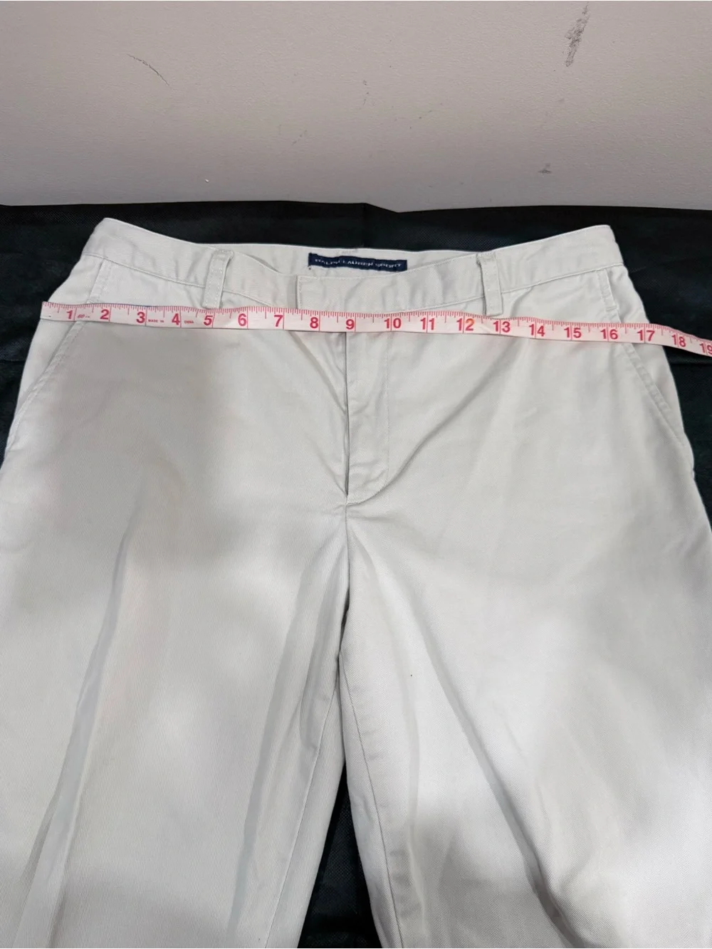 🔥Ralph Lauren Sports Light Gray Men's Casual Trousers Size 10 EC🔥